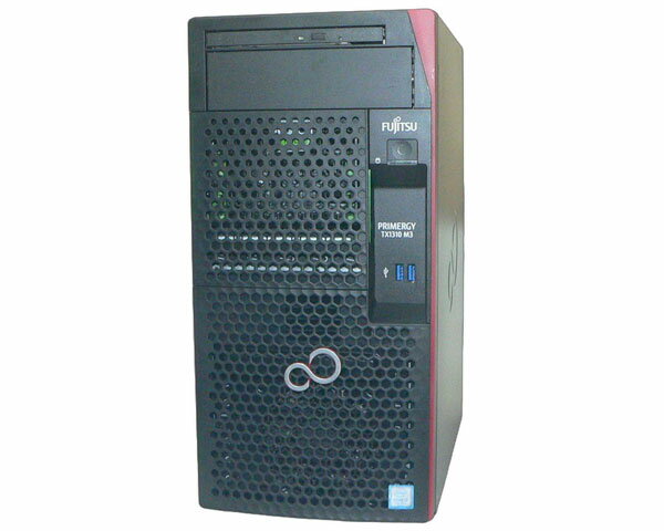 富士通 PRIMERGY TX1310 M3 (PYT1313T3S) Core i3-7100 3.9GHz メモリ 8GB HDD 1TB×2 (SATA) DVD-ROM