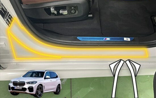 BMW　X5　センターピラーシート