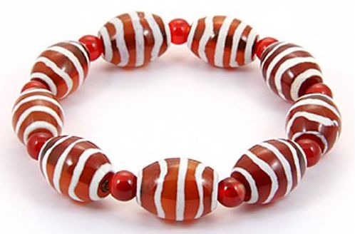 天然石｜開運｜パワーストーン｜パワーストーン｜天珠9連｜ブレスレット｜水紋5P14Sep09