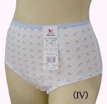 【ワコール】お肌に優しいコットン素材幾何学プリント ジュニアショーツ