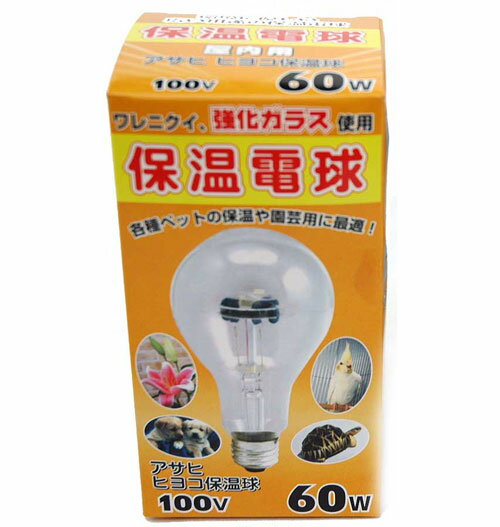 アサヒ　保温電球　60W