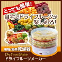 【ドライフルーツメーカー Ki-10071】ドライフードメーカー フードドライヤー ドライフルーツ製造機 食品乾燥機 野菜乾燥機 果物乾燥機 家庭用 ドライフーズ 乾燥フルーツ 乾燥野菜 干し野菜