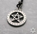 ♪いい石の日 11-14♪ハリーポッター特集☆彡ルーン文字と五芒星の魔術の紋章入りペンダント「魔法のペンダント」 タリスマン【メール便可】