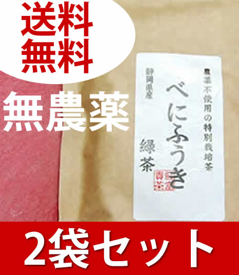 送料無料中■べにふうき茶(煎茶) 2袋セット 有機