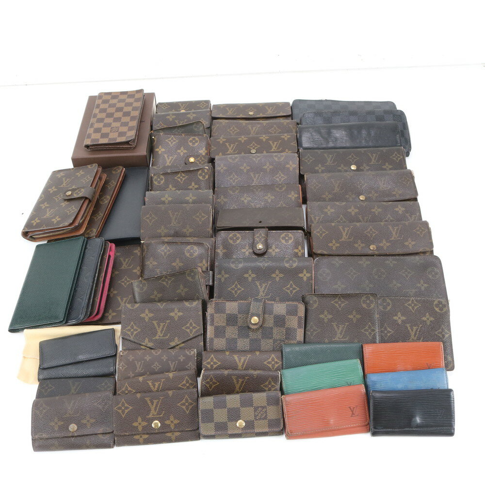 まとめ 50点 セット ルイヴィトン モノグラム ダミエ キーケース レザー 長財布 二つ折り ウォレット メンズ EER DC18-1