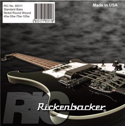 Rickenbacker 9551145-105 エレキベース弦Nicekl Round …...:arabasta:10003783