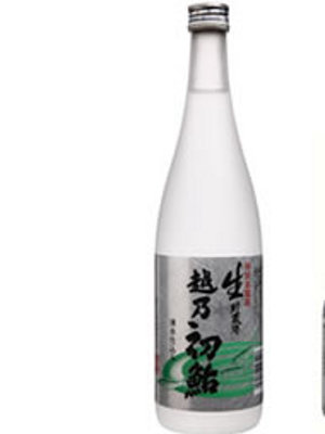 鮎正宗　越乃初鮎（特別本醸造）　生貯蔵酒　　720ml