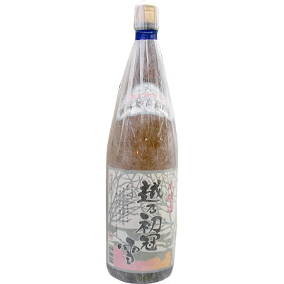 越乃初冠雪 こしのはつかんせつ （本醸造酒1800ml)