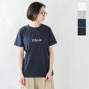 EEL イール コットンプリントTシャツ“HOME” e-21524-fn