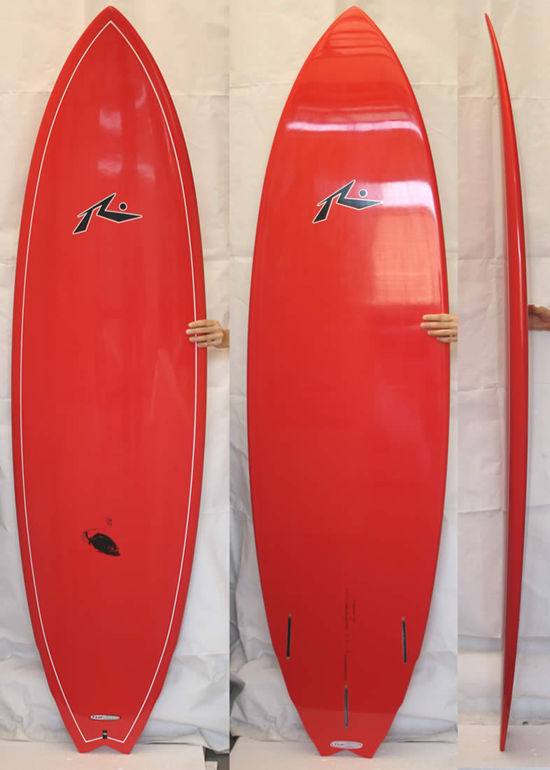 新品未使用　RUSTY　ラスティ　6'6'' PIRANHA Red サーフボード アウトレット 高品質のサーフテック 写真の現品限り一本限定！特価アウトレット