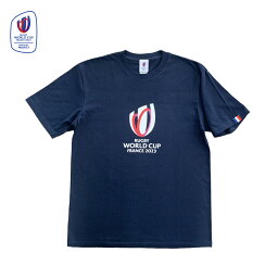 <strong>ラグビーワールドカップ</strong>2023 フランス大会 Tシャツ ネイビー 公式グッズ 記念品 RWC35589