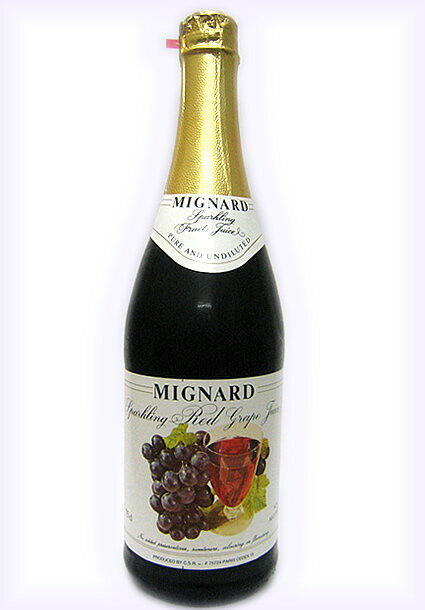 【ノンアルコール】ミニャール スパークリンググレープジュース（赤）フランス産ミニャールは現在庫で終了です