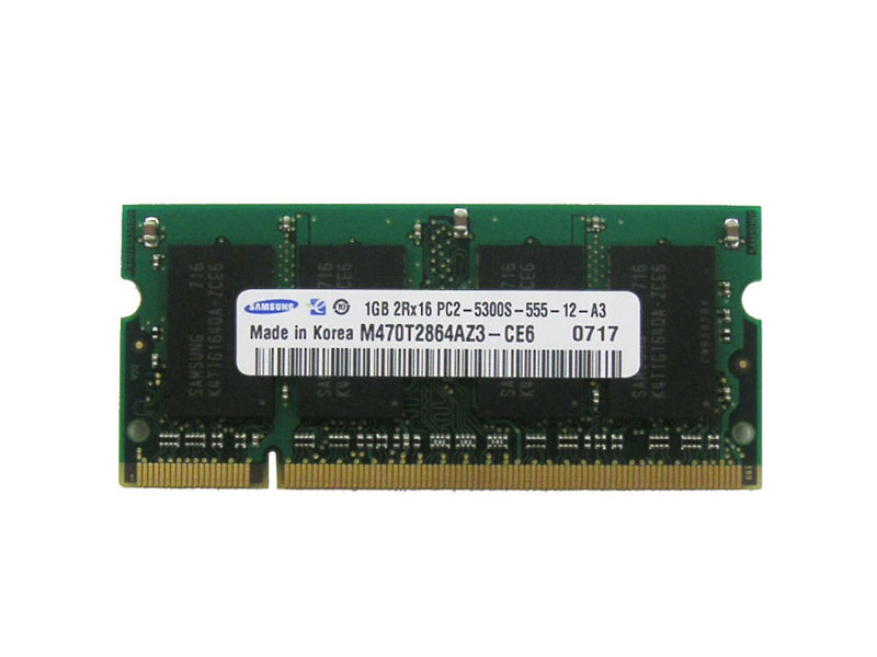 [SAMSUNG ORIGINAL] SODIMM DDR2 PC2-5300 1GB (667)