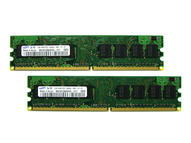 [SAMSUNG ORIGINAL] DIMM DDR2 SDRAM PC2-6400 1GB x 2 (800)