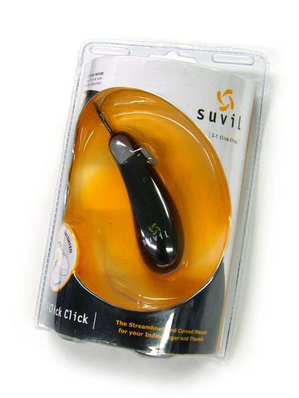 [Suvil] ITCC-BK "I-T"Click Click(BLACK)スペインSuvil社のちょっと変わったかわいい「なすび型」ミニマウス！即納です。