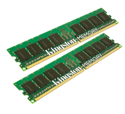 2枚組［Kingston］KTN-WA667K2/8G サーバ・ワークステーション用メモリ NEC Express 5800シリーズ　DDR2 PC2-5300（667） 8GB Kit（4GB x 2） ECC Registered DIMM　240pin