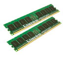 2枚組［Kingston］KTH-MLG4/2G サーバ・ワークステーション用メモリHP(Compaq) ProLiantシリーズ　DDR2 PC2-3200（400） 2GB Kit (1GB x 2） ECC Registered DIMM 240pin