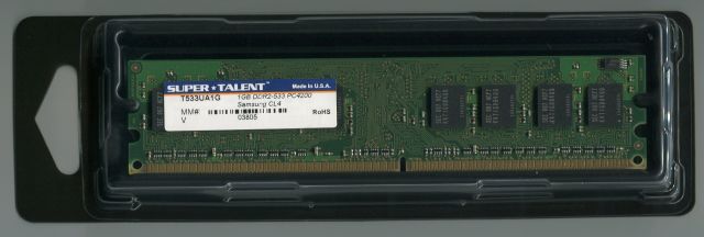 [SuperTalent] DIMM DDR2 SDRAM PC2-4200 1GB (533) サムスンチップ搭載品