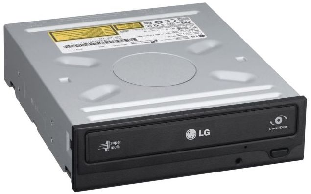 [LG電子] ソフト付！SATA接続 書込24倍速 DVDスーパーマルチドライブ GH24NS90 BL
