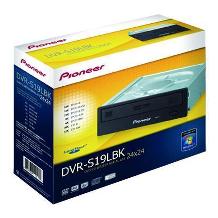 [Pioneer] ソフト付！ DVR-S19LBK SATA接続 スーパーマルチDVDドライブ 英語パッケージ