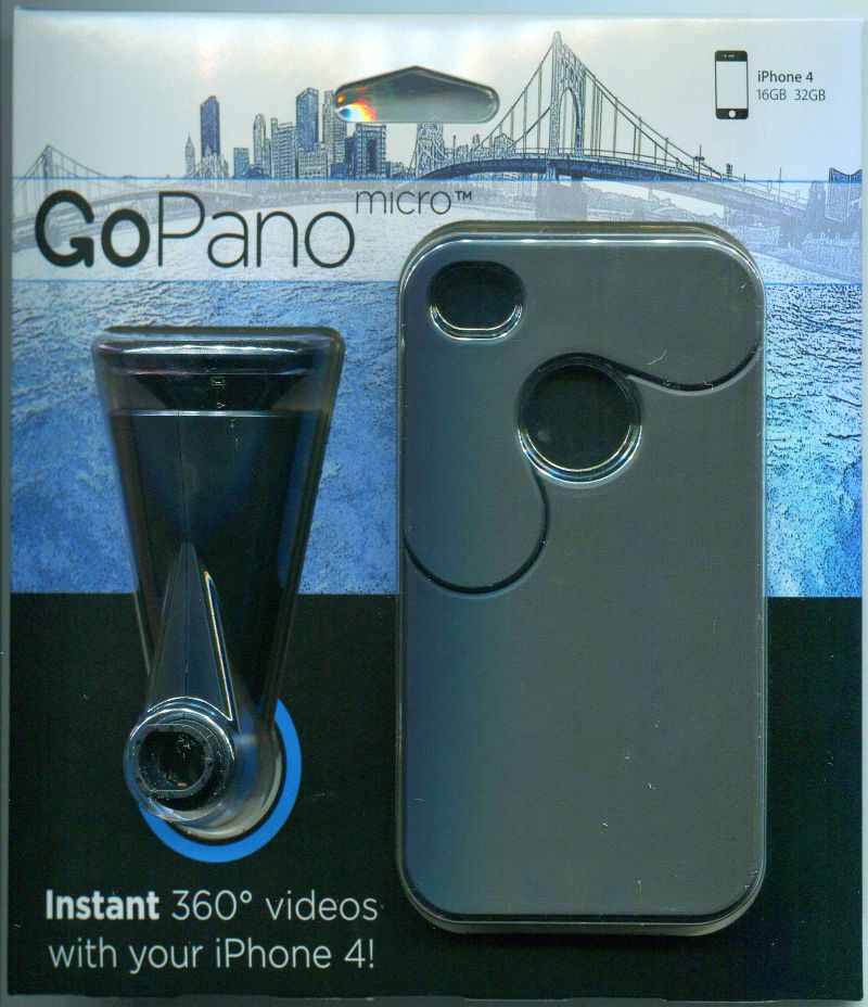 【EyeSee 360】 iPhone 4 及び 4Sで360度パノラマ動画撮影！GoPano Micro レンズ即納です！iPhone 4 及び 4Sで360度パノラマ動画を作る事ができるレンズ！