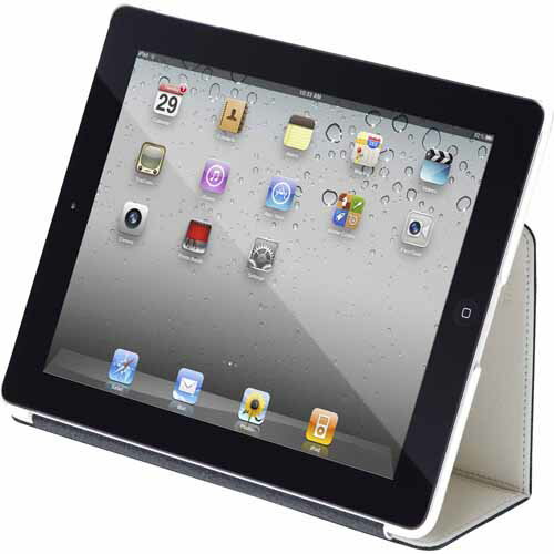 【Targus】新型iPad用（第3世代） スタイリッシュ薄型スタンドケース（ホワイト） THD00601AP即納です！新型iPad用（第3世代）スタイリッシュ薄型スタンドケース！マグネット式のiPadオン・オフ機能付き