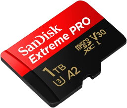 <strong>Sandisk</strong> サンディスク <strong>Extreme</strong> <strong>Pro</strong> microSDXCカード <strong>1TB</strong> UHS-I U3 <strong>V30</strong> <strong>A2</strong> R___200MB/s W___140MB/s SDSQXCD-1T00-GN6MA