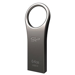 <strong>シリコンパワー</strong> USBメモリ 64GB USB3.1 / USB3.0 合金ボディ 防水 防塵 <strong>耐衝撃</strong> PS4動作確認済 Jewel J80 SP064GBUF3J80V1TJA