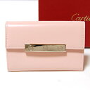 【Cartier】カルティエ ビスモチーフ カードケース(名刺入れ） ピンク　L3000749