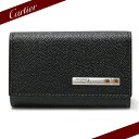カルティエ キーケース サントス Cartier 6連キーケース ブラック　L3000775【送料無料】 