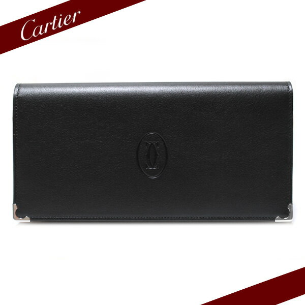 カルティエ 財布 カボション Cartier 長財布 ブラック L3000585　【送料無料】