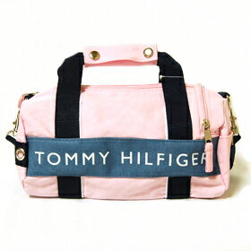 ■トミー ヒルフィガー マイクロミニボストンバッグ TOMMY HILFIGER キッズバッグ PINK/SLATE BLUE ピンク×スタイリッシュブルー　L200150-661メール便対応可能！トミー ヒルフィガー バッグが特価！