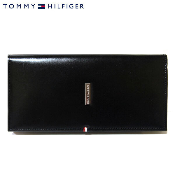 【TOMMY HILFIGER】トミー ヒルフィガー 長財布　小銭入れあり　レザー　ブラック　0092 5167 01