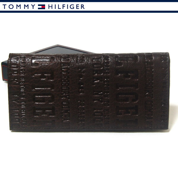 【エントリーで5倍！2店舗購入で10倍】【TOMMY HILFIGER】 トミーヒルフィガー 財布 トミー財布 トミー・ヒルフィガー 長財布 ダークブラウン Eastborne 0092 5645 02 