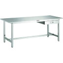 トラスコ オールステンレス作業台1段引出付900×750×740mm ※メーカー直送品 SW3-0975SD1
