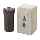 アサヒ 黒漆流しシングルカップS(1客) SCS-S501