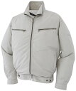 サンエス 空調風神服 ※服地のみ グレンチェック長袖ブルゾン シルバー 5L ※取寄品 KU93600-6-5L ( 空調服 作業服 仕事服 作業着 仕事着 夏 暑さ対策 職人 レジャー アウトドア 釣り 野球観戦 長持ち 熱中症対策 屋外作業 農作業 草刈りサンエス SUN-S メンズ )