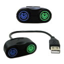 【訳あり箱潰れ特価】AREA PS2変換ケーブル SD-PS2CUSB(コンバティーノ) USB-PS2コネクタ変換 【ネコポス便不可】