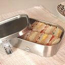 【工房アイザワ 角ランチボックス 中】弁当箱 弁当 70128 アイザワ ステンレス 保温器OK シンプル ギフト■ あす楽■ ラッピング無料