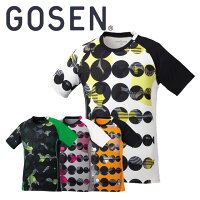 ゴーセン GOSEN ユニセックス ゲームシャツ 半袖 テニス バドミントン T1804の画像