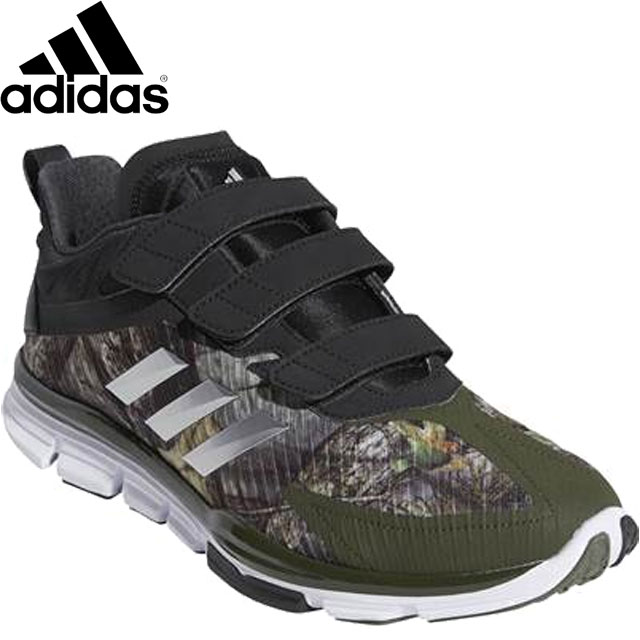 アディダス スパイク メンズ 靴 シューズ ベルクロ仕様 野球 ベースボール ソフトボール 24.0-30.0 BBランナーTRAC adidas BB7262の画像