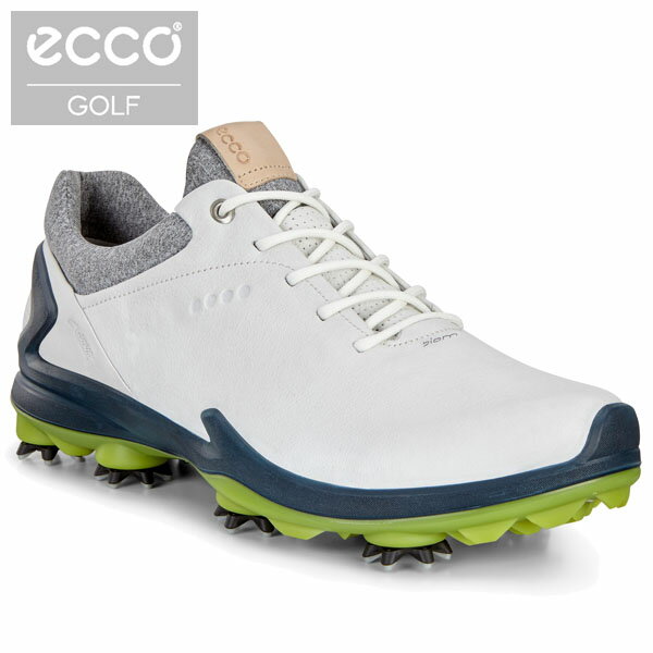 ecco エコー メンズ BIOM G3 ソフトスパイク ゴルフシューズ 131804 51402 SHADOW WHITE / DARK PETROL [2019年モデル]　【あす楽休止中】 【ポイント10倍(10/27 9:59まで)】 [有賀園ゴルフ]の画像