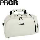 PRGR プロギア メンズ スポーツモデル 折りたためる ボストンバッグ PRBB-204 W ホワイト [2020年モデル]　[有賀園ゴルフ]