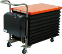 【取寄品】TRUSCO ローリフター台車 100kg 520X850 電動昇降式 蛇腹付 HDLLD1058PJTRUSCO HAテーブルリフト 物流保管用品リフター・ハンドパレット移動式リフター【TN】【TD】