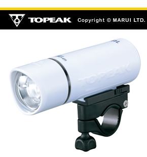 TOPEAK トピーク ヘッドライト ホワイトライト HP 1W-AA ホワイトの画像