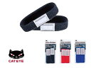 CATEYE キャットアイ 高輝度反射テープ付 ズボンバンド(2本入) レッド 自転車