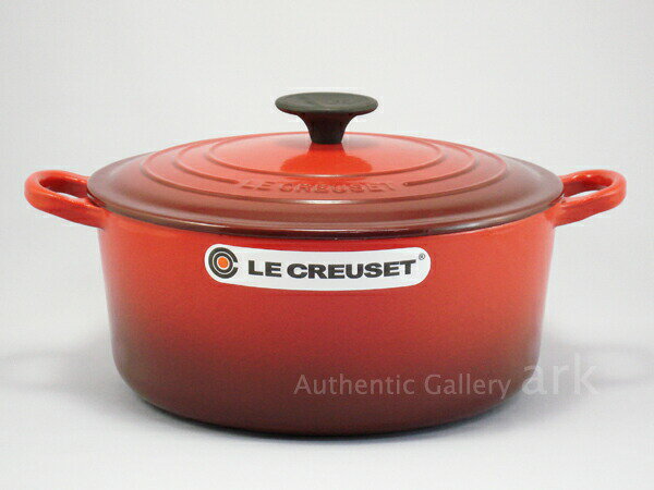 【訳あり 箱傷み】ル・クルーゼ Le Creuset ココット・ロンド 24cm 両手鍋 チェリーレッド【送料無料 40％OFF！】