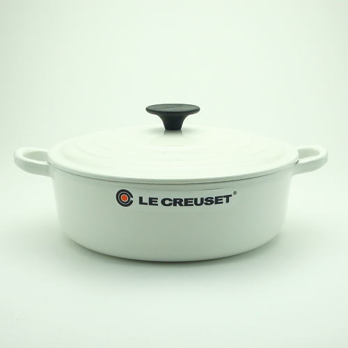 【正規代理店品】ル・クルーゼ Le Creuset ココット・ジャポネーズ 24cm 両手鍋 ホワイト