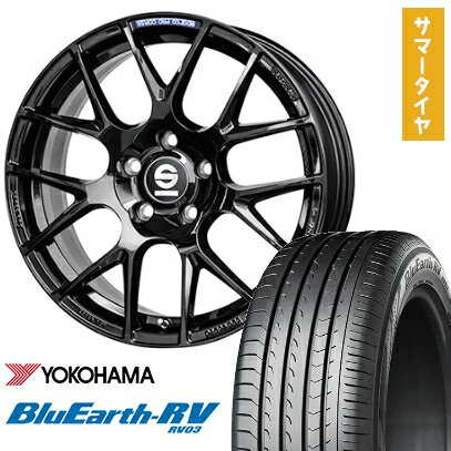 【取付対象】225/65R17 夏タイヤ ホイール4本セット YOKOHAMA ブルーアース RV-03 (5/114車用) OZ SPARCO プロコルサ 17インチ【送料無料】
