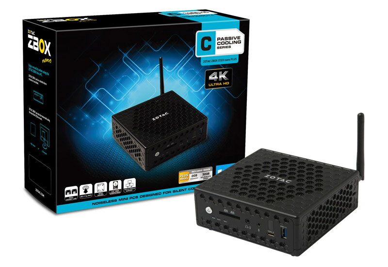 【送料無料】ZOTAC ZBOX CI323 nano with Windows 10 H…...:ark:10004933